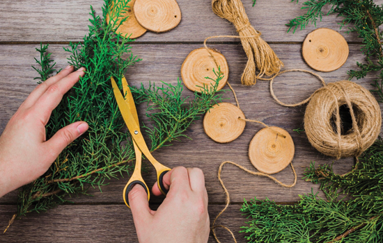 Atelier famille : Décoration naturelle de Noël en famille