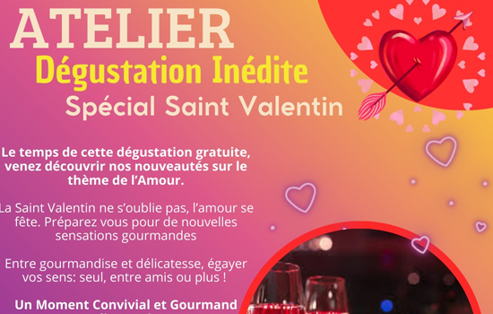 Atelier : Dégustation - Saint-Valentin