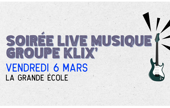 Soirée live musique - Klix