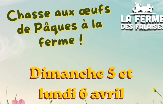 Chasse aux oeufs à la Ferme des Falaises