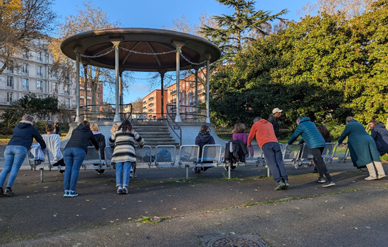 Visite sportive : La Reconstruction, c’est du sport !