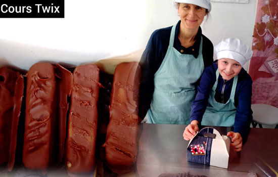 Atelier pâtisserie : Twix Maison