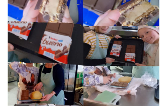 Tablette XL Kinder Bueno maison gaufrette maison