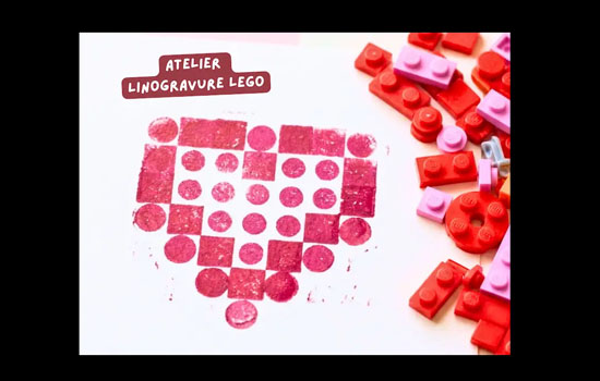 Atelier : Linogravure en plaques de Lego - Duo Fête des mères