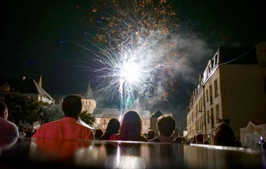 Fête nationale et feu d'artifice à Montivilliers