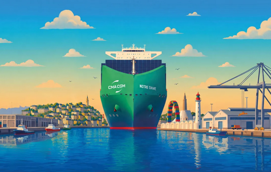Escale du CMA CGM Notre-Dame