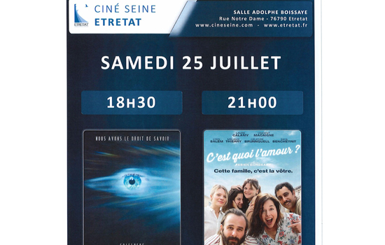 Ciné Seine - Etretat - Juillet 2026