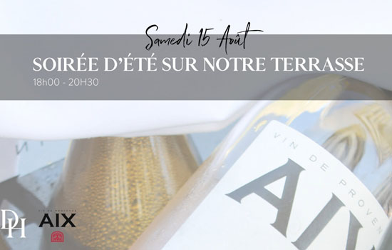 Soirée d'été au bistrot du Dormy : rosé Aix, musique & bar à huitres
