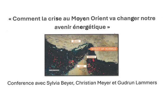 Conférence : Comment la crise énergétique du Moyen Orient va chang