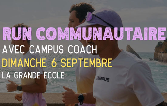 Run communautaire & Dj Set avec Campus Coach