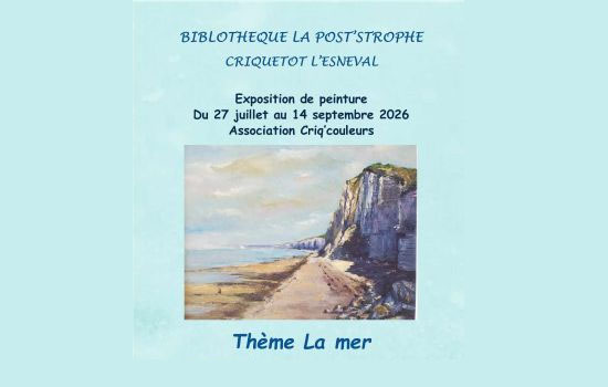 Exposition de peinture sur le thème de la mer