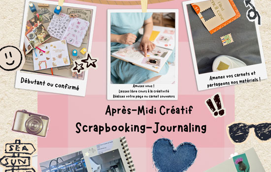 Atelier créatif : scrapbooking & journaling