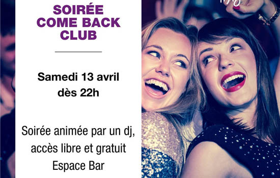 Concert : Soirée Come Back Club
