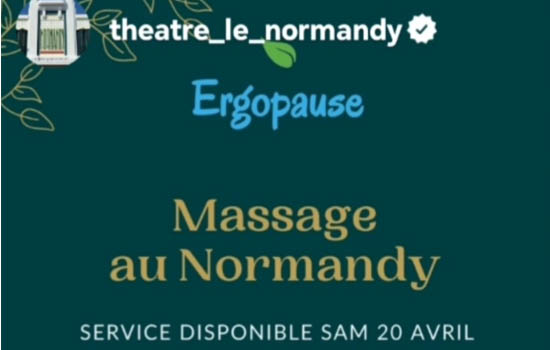 Bien-être : Massage au Normandy