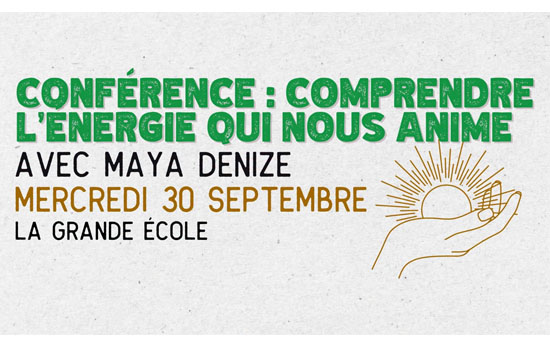 Conférence : comprendre l'énergie qui nous anime