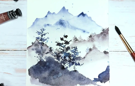 Atelier : Paysage à l'aquarelle