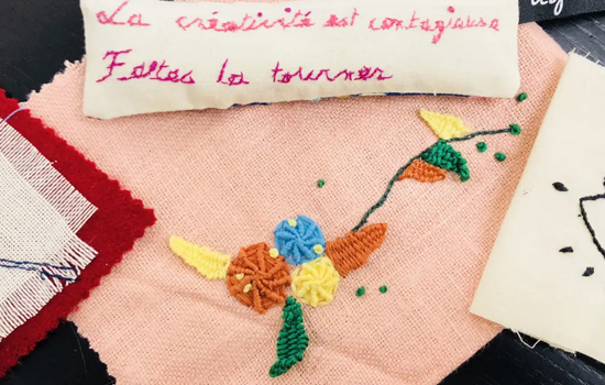 Broderie créative