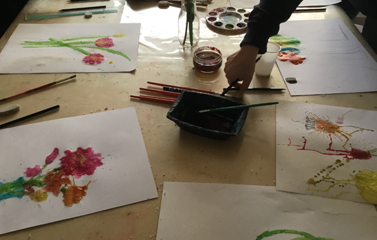 Atelier famille au Portique : 