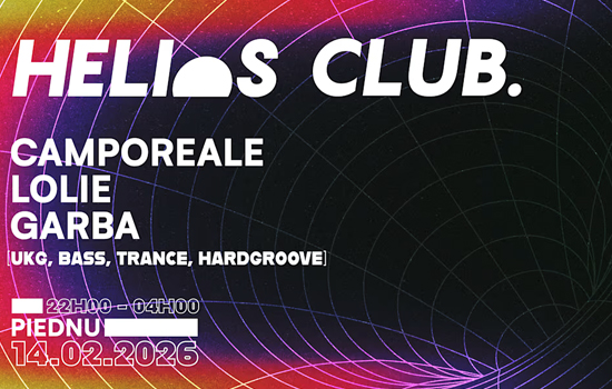 Concert : Helios Club - Camporeale + Lolie + Garba