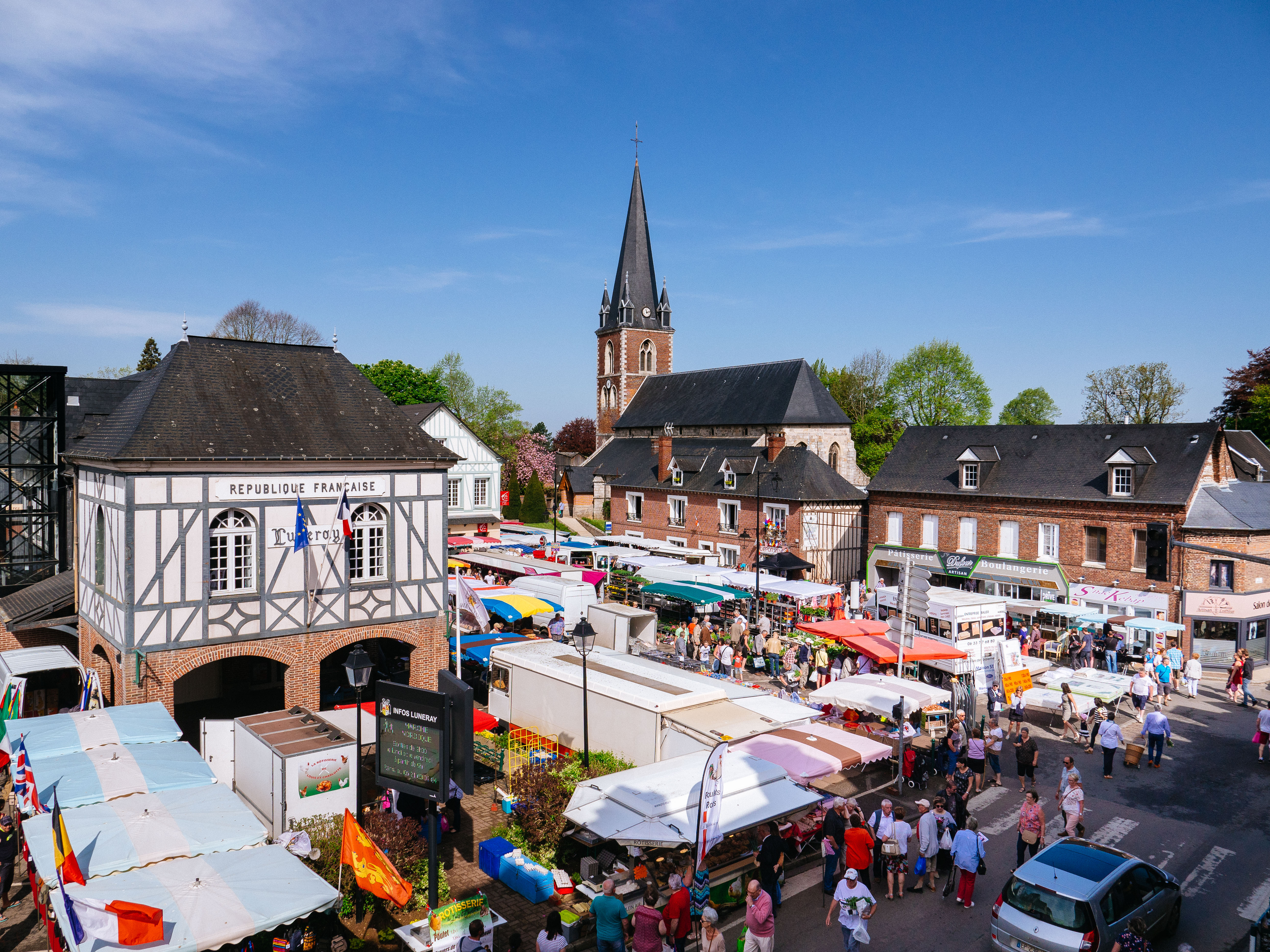 Marché de Luneray