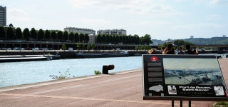 Table de lecture impressionniste n°4 - Port de Rouen, Saint-Sever