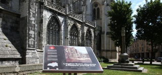 Table de lecture impressionniste n°3 - L'église Saint-Jacques à Dieppe