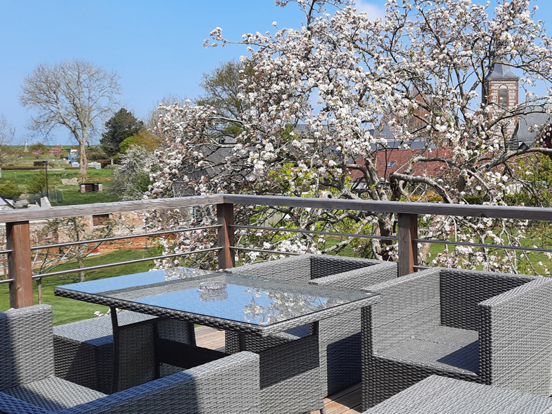 Terrasse Clozette - ©Gîtes du Clos Delamare