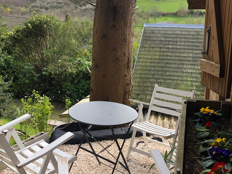 Terrasse du chalet - ©Chloé DEZIR