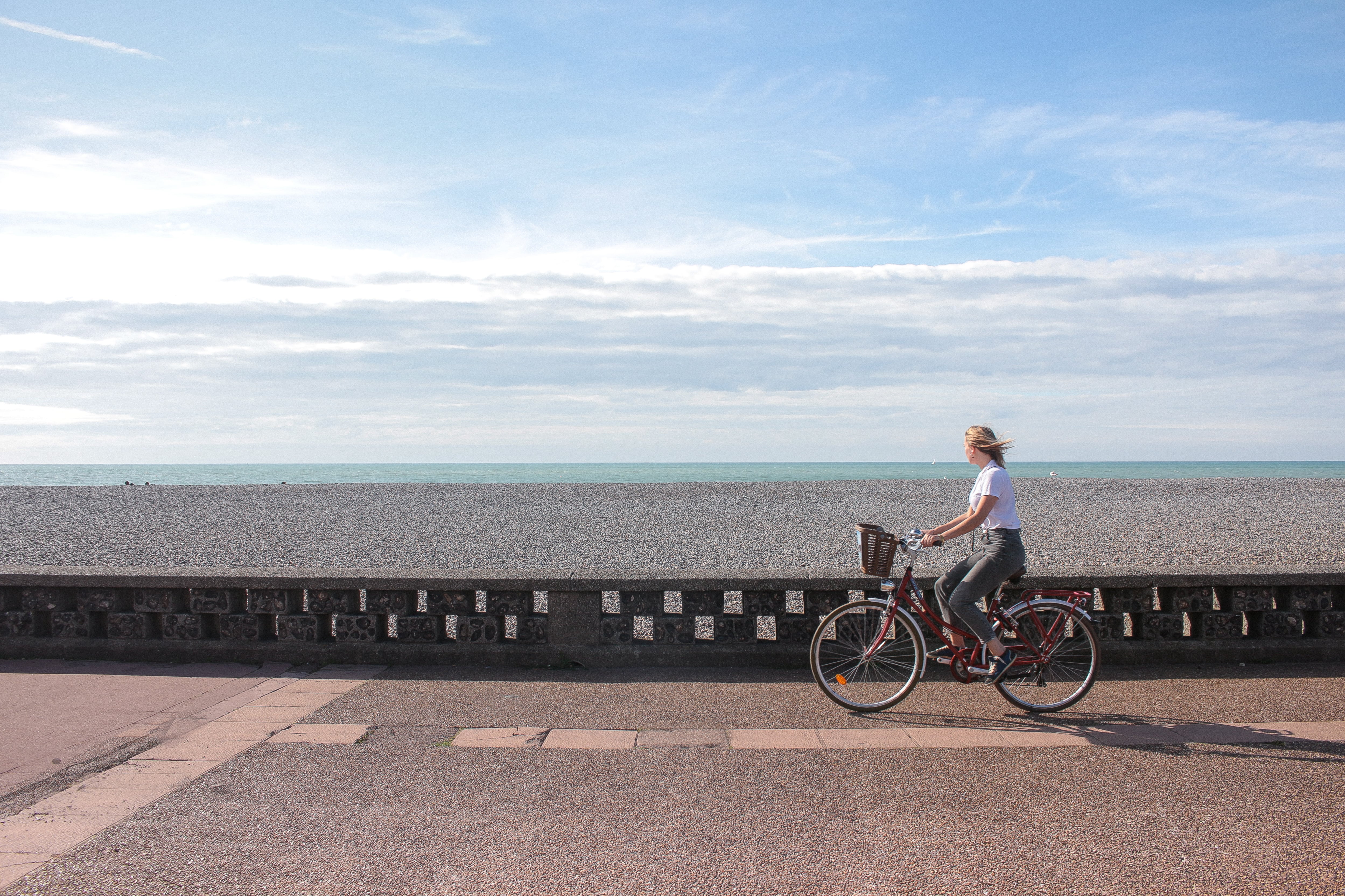 Vélo plage de Dieppe