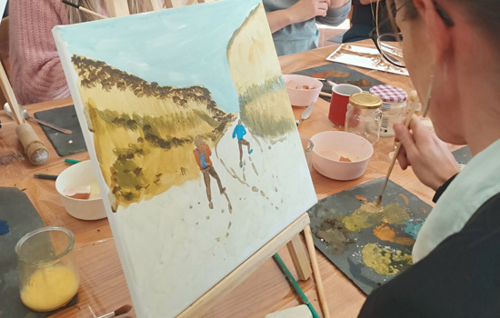 Vignette-Peinture naturelle - ©Laurie Guerrero