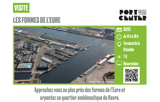 Visite Les Formes de l'Eure - ©LH Port Center