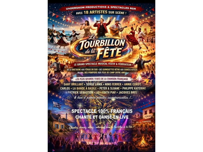 Spectacle musical - Le Tourbillon de la Fête