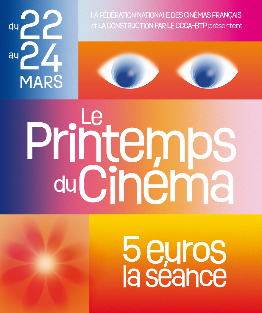 Affiche Printemps des cinémas - 2026 - ©Fédération nationale des cinémas Affiche Printemps des cinémas - 2026