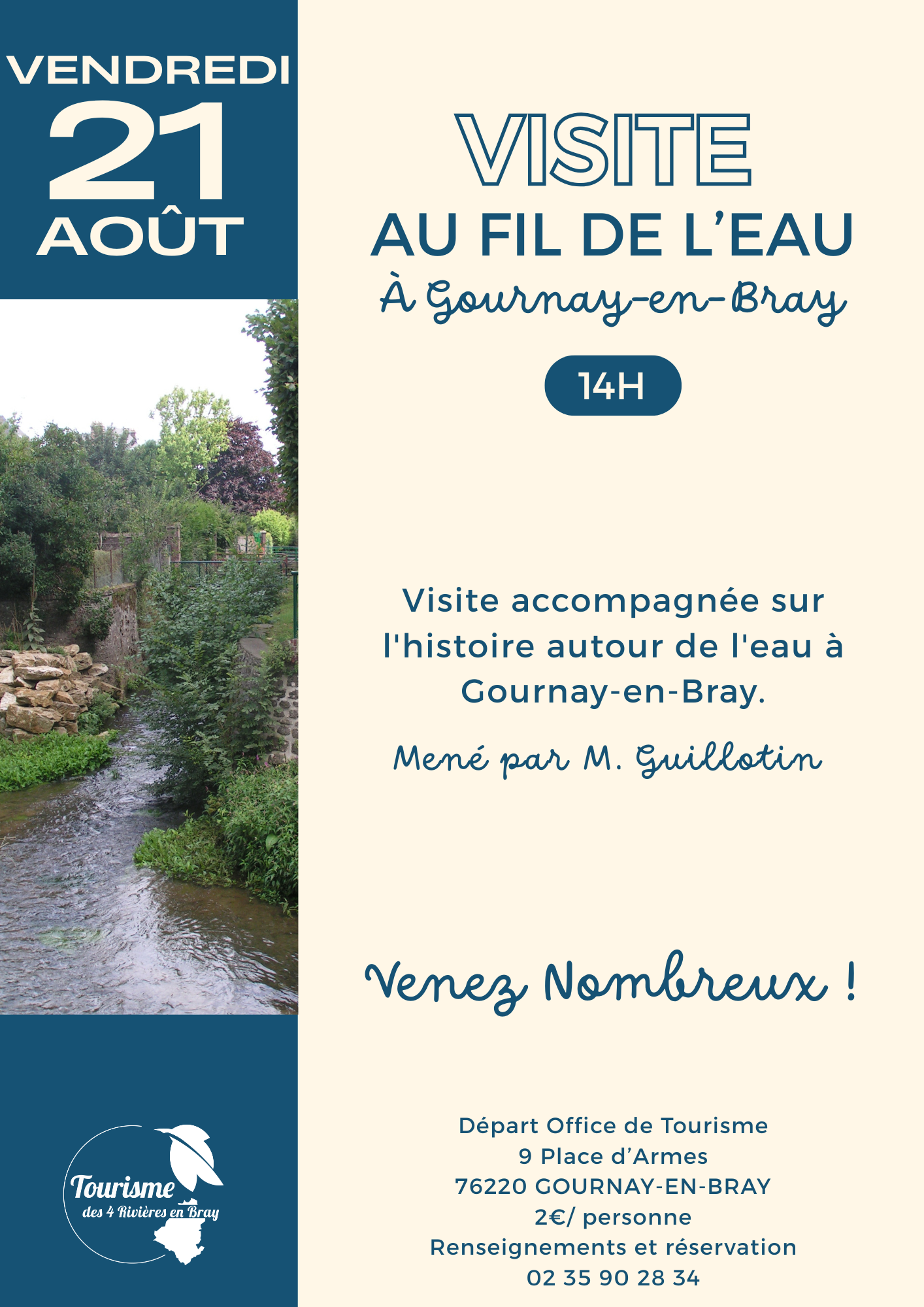 Visite guidée - Au fil de l'eau à Gournay-en-Bray