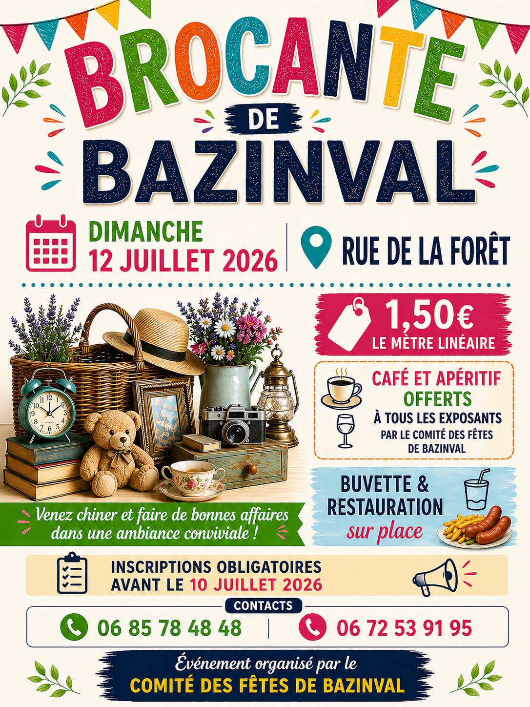brocante bazinval - ©Cf-Bazinval - 2026 brocante bazinval
