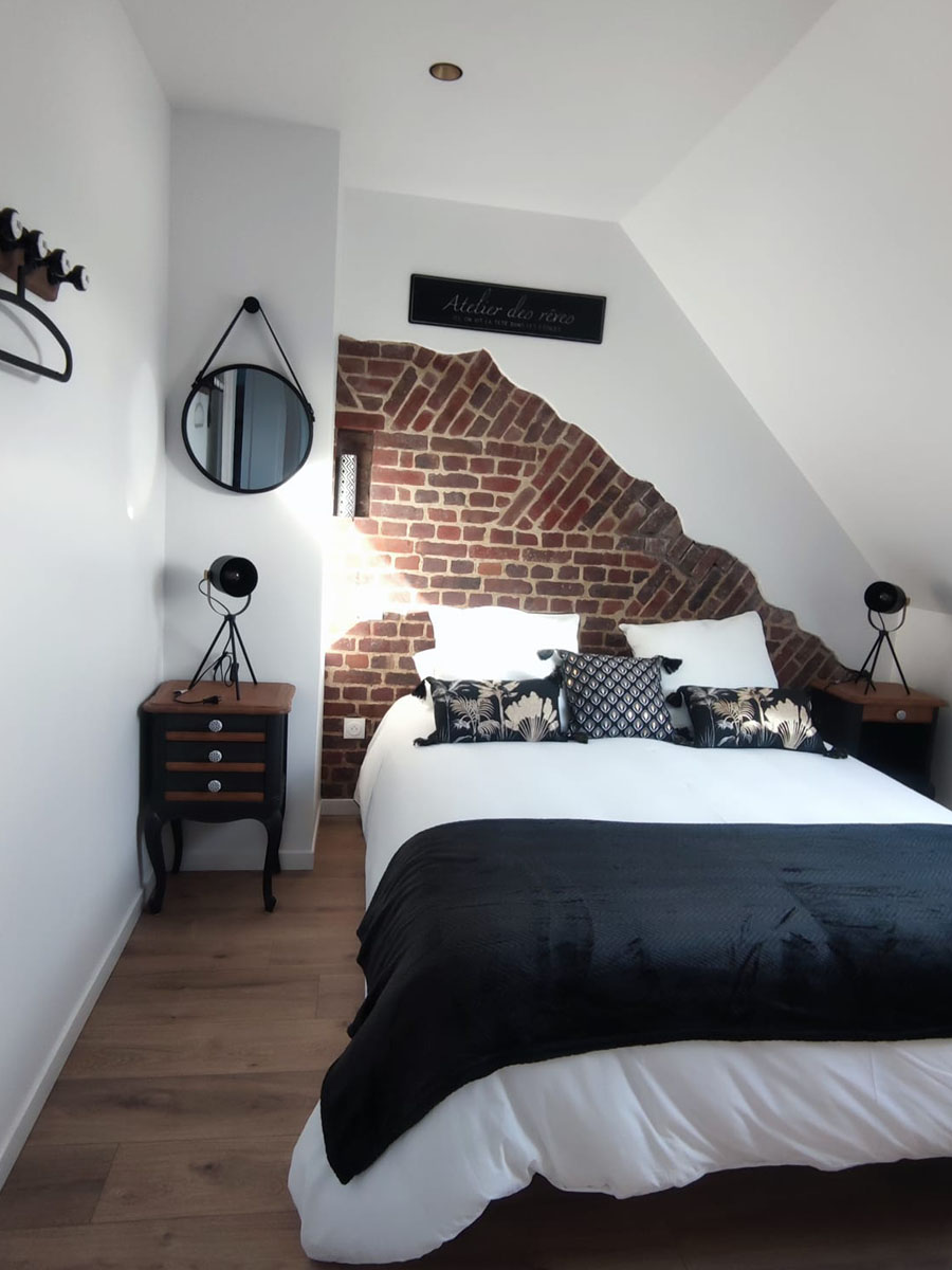 L'Hirondelle-L'Hirondo - chambre indus