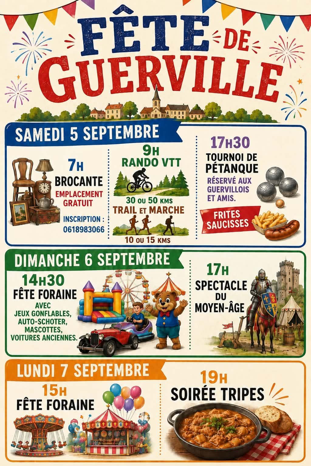 fête de Guerville - 5 septembre - ©comitédesfêtes-2026 fête de Guerville - 5 septembre