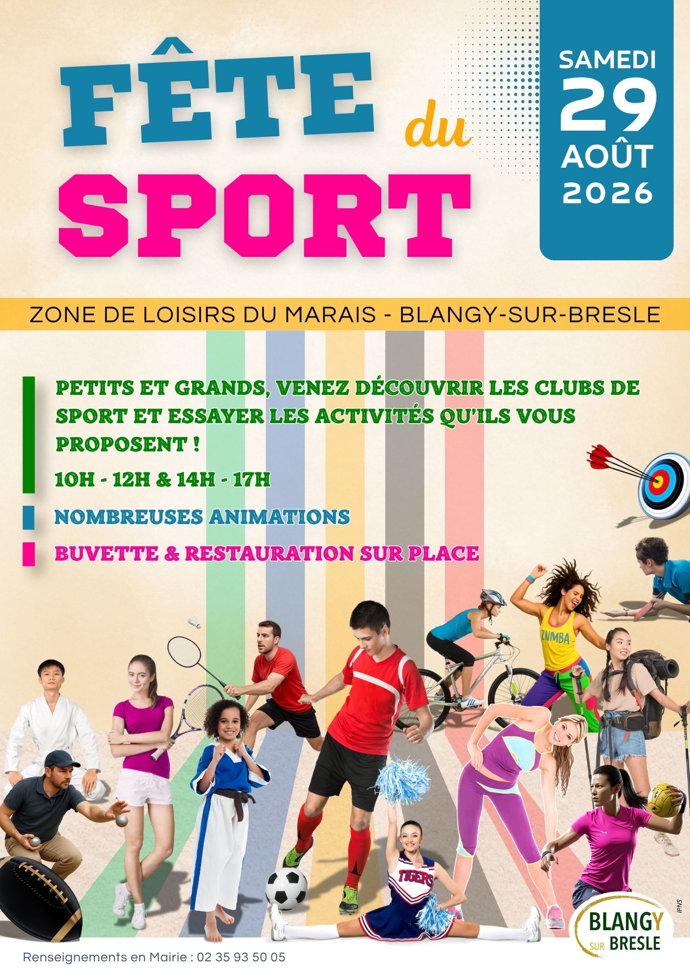 Fête du Sport 2026 - Affiche FdS 2026 - ©mairie Fête du Sport 2026 - Affiche FdS 2026