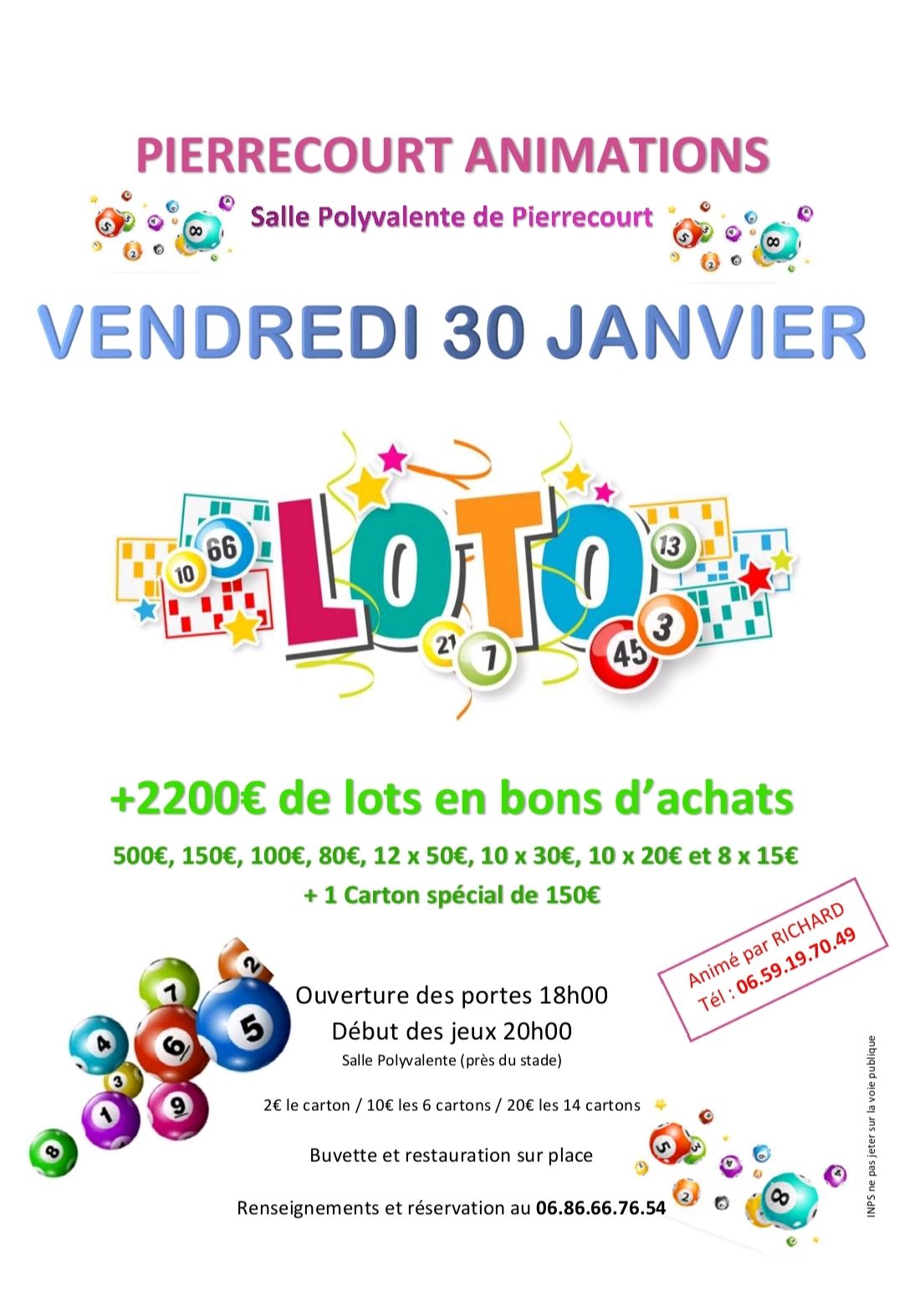 loto - 30 janvier - ©réseaux loto - 30 janvier