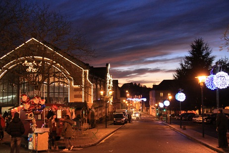 Marché de Noël et feu d'artifice