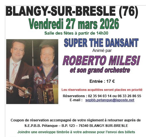 thé dansant 27 mars 2026 - ©SEPBB-2026 thé dansant 27 mars 2026